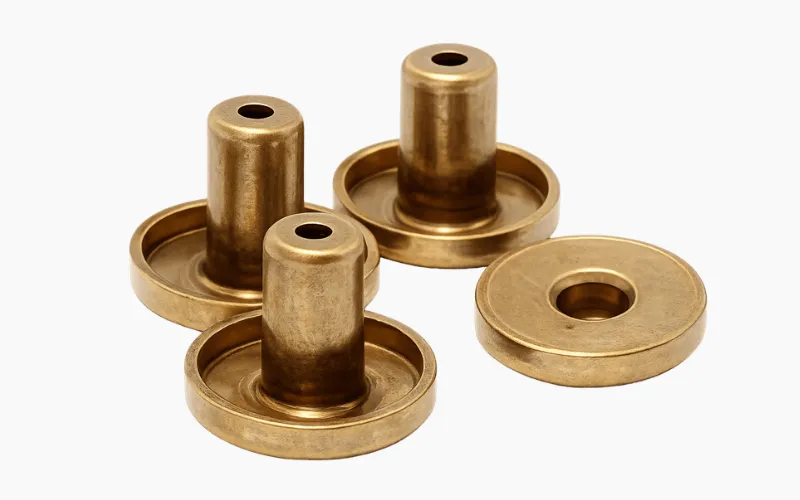 stamped brass hollow rivets