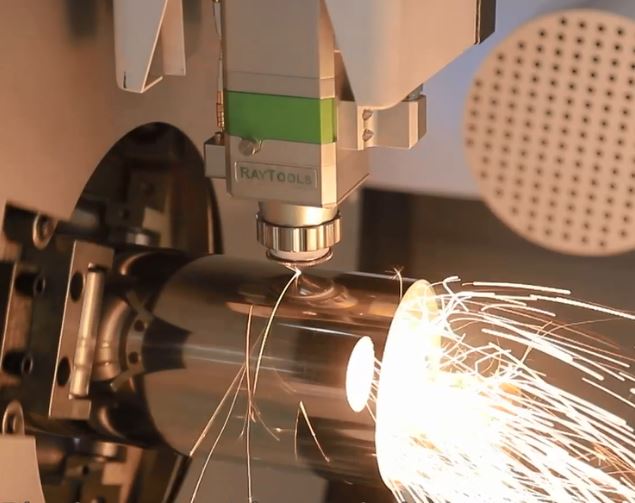 laser cutting in Vietnam of stainless steel tube in factory manufacturing