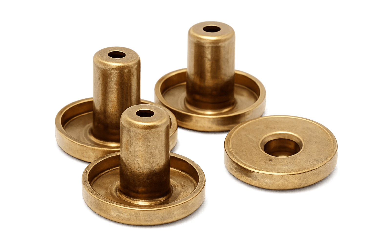 stamped brass hollow rivets