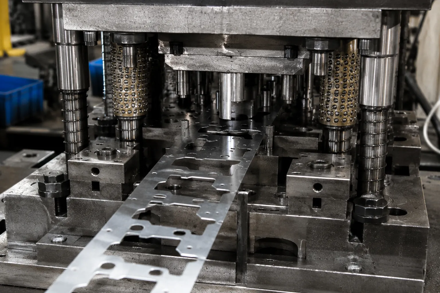 progressive blanking for stamped products