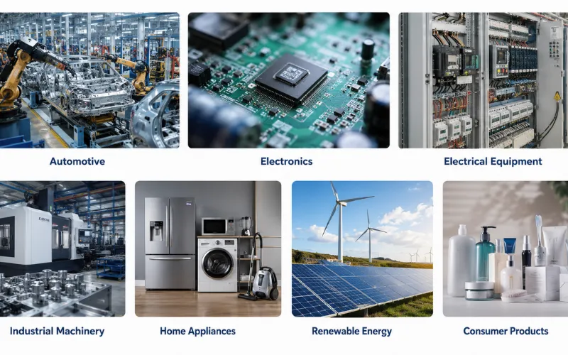 seven secondary processing industries