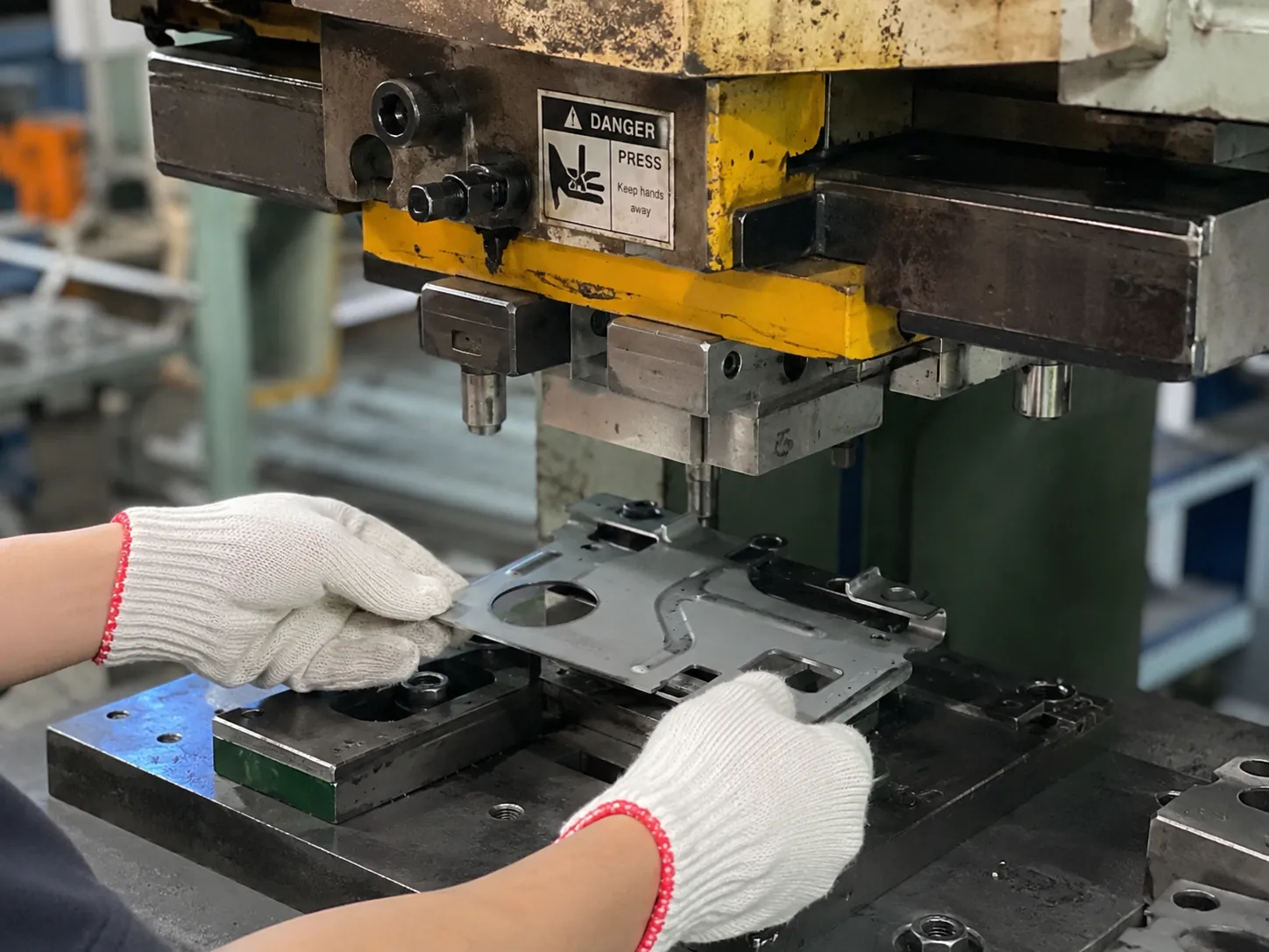 single stroke stamping at our factory
